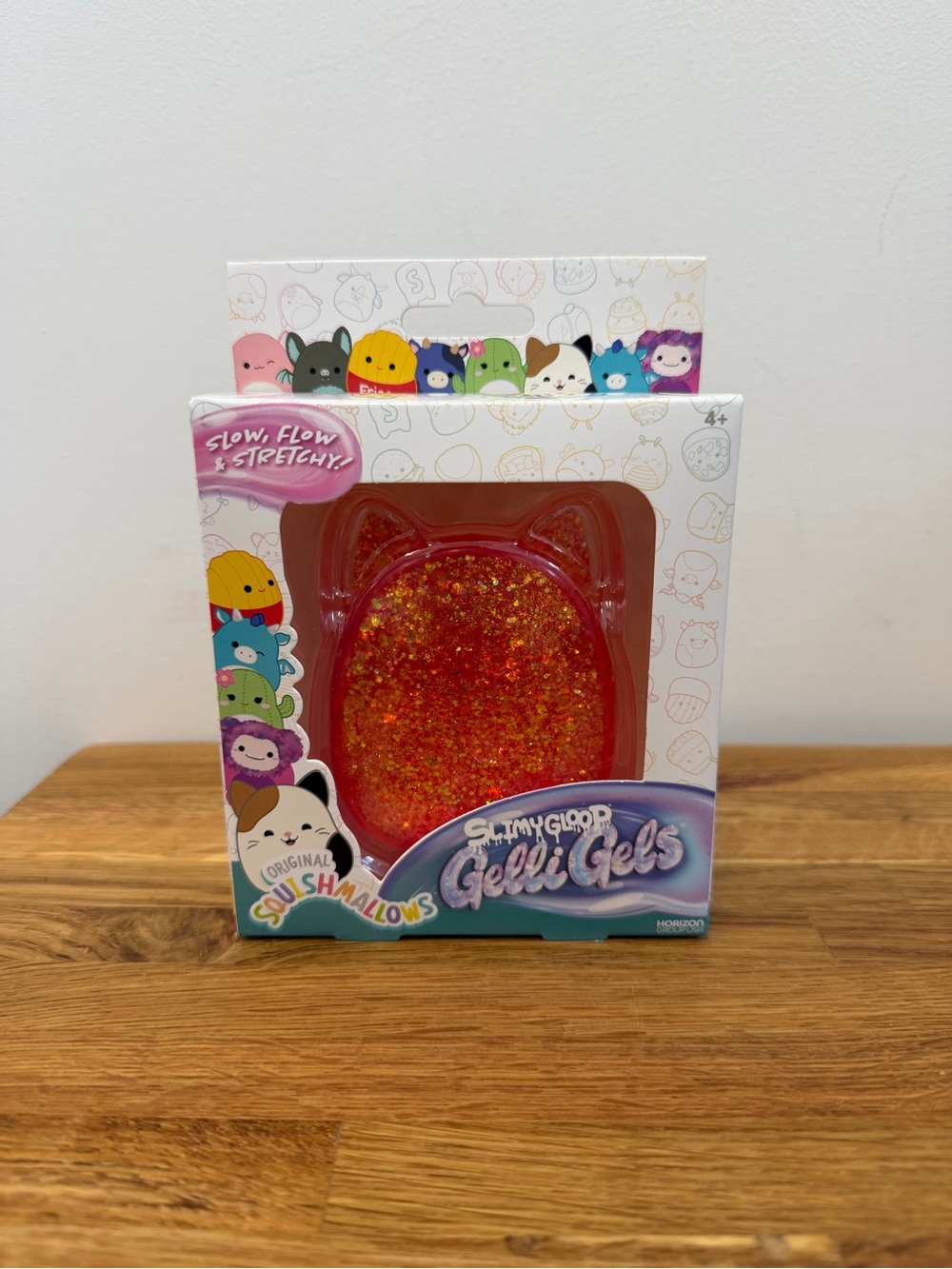 Squishmallows SLIMYGLOOP Gelli Gels Pink Cat Squishy Sensory Toy Fidget NEW